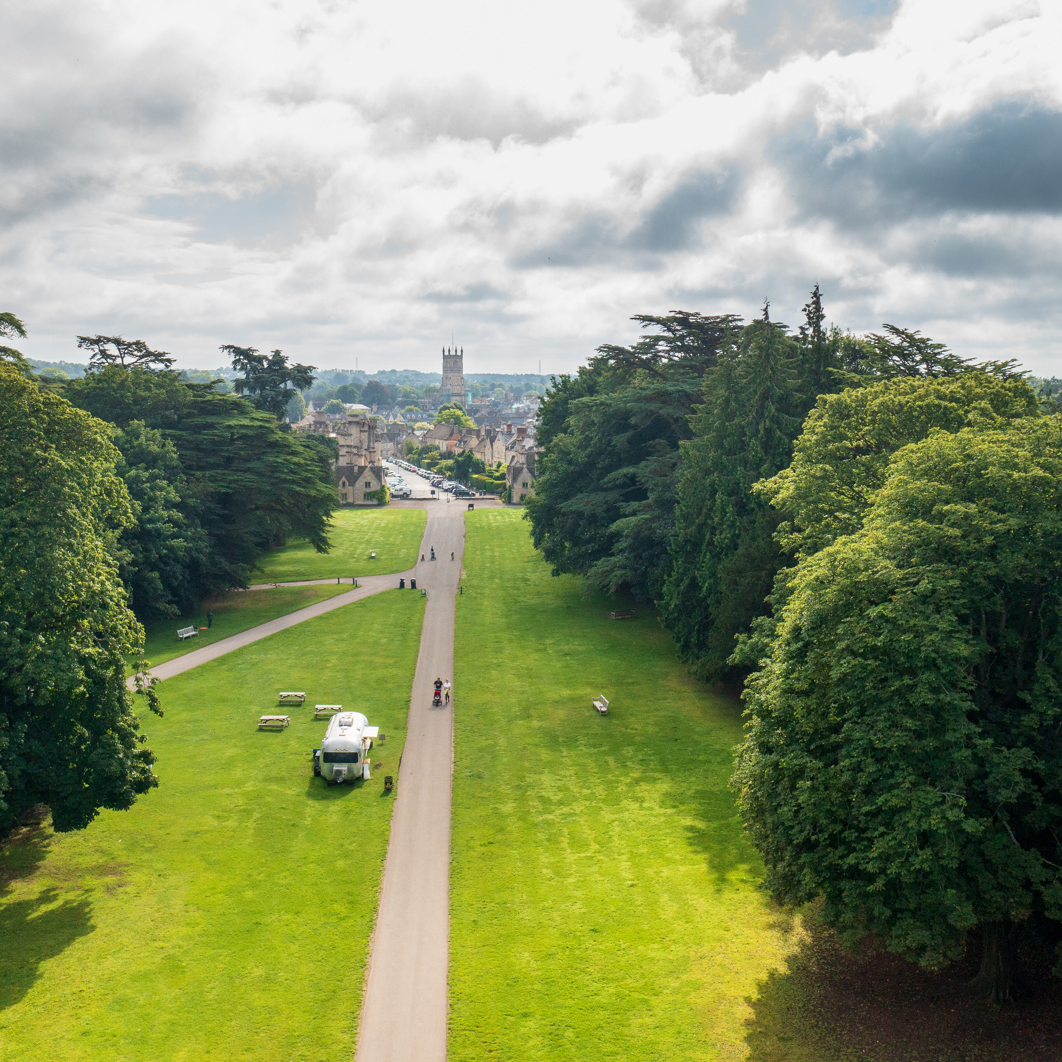 Samuel Jackson_Drone_Beano and Cirencester with church