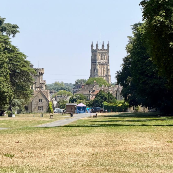 cirencester park in the summer